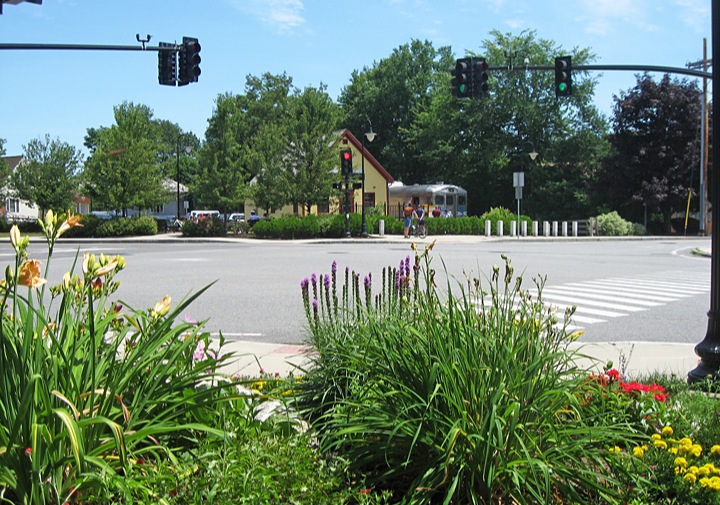 Intersection at Depot Park