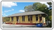 Historic Bedford Railroad Depot exterior painting