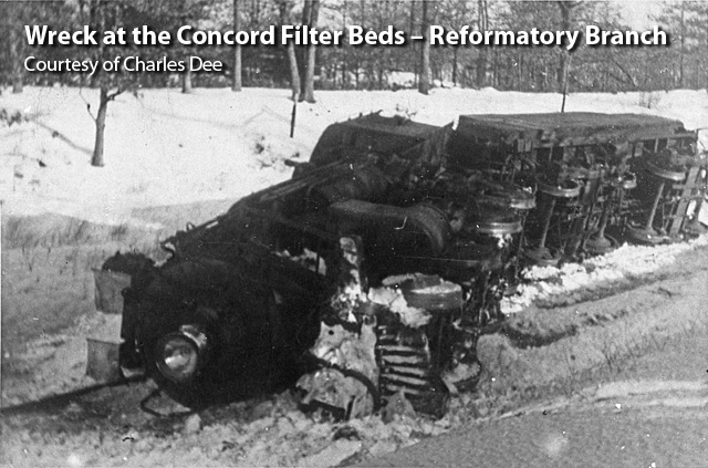 Wreck at the Concord Filter Beds