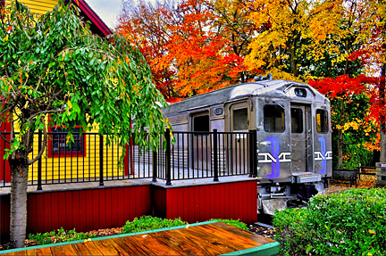 Depot Park in the autumn